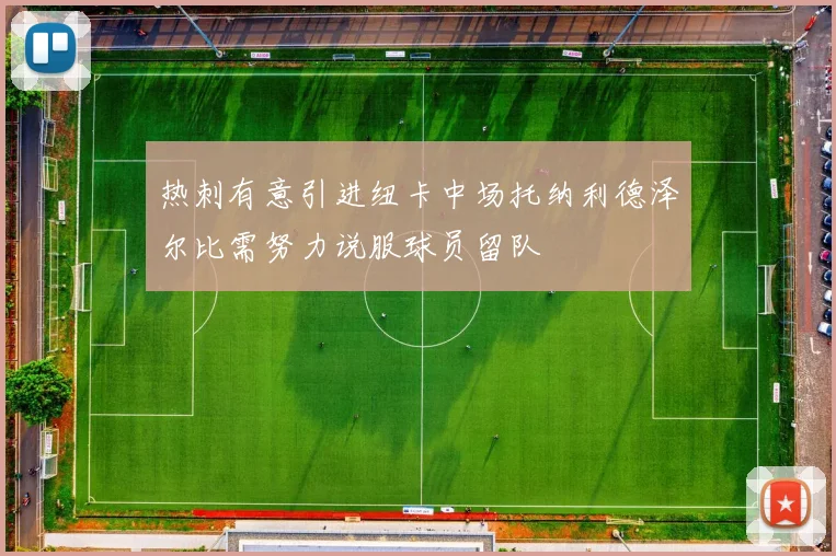 热刺有意引进纽卡中场托纳利德泽尔比需努力说服球员留队